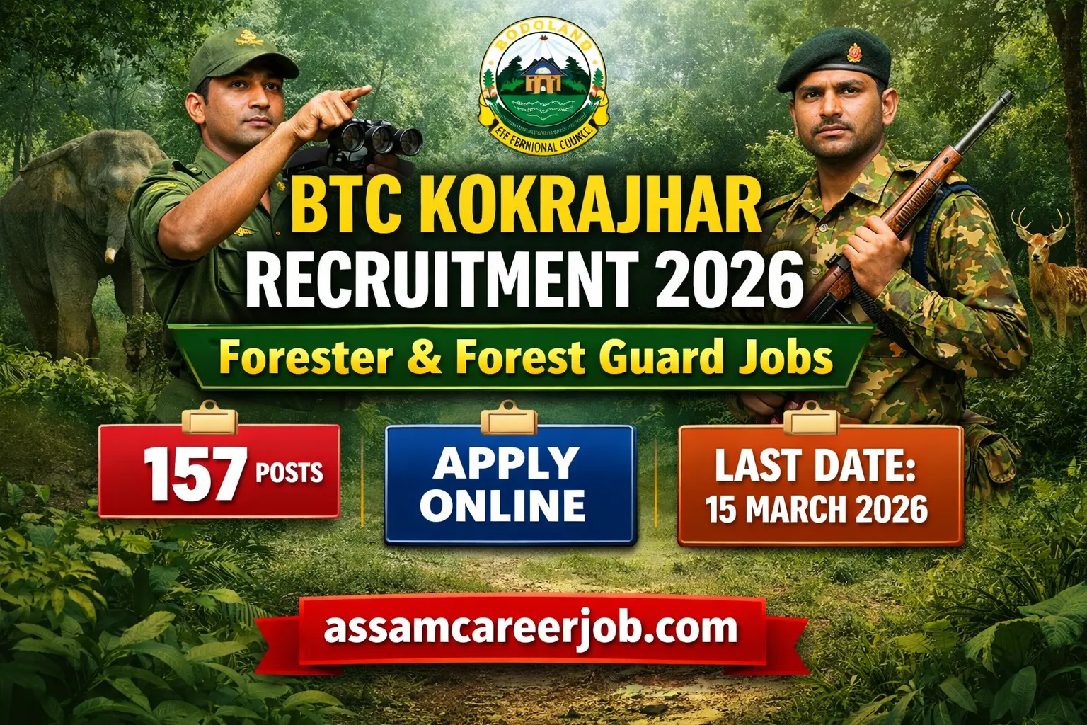 BTC Kokrajhar Recruitment