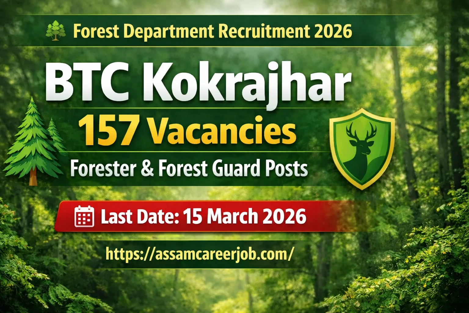 BTC Kokrajhar Recruitment