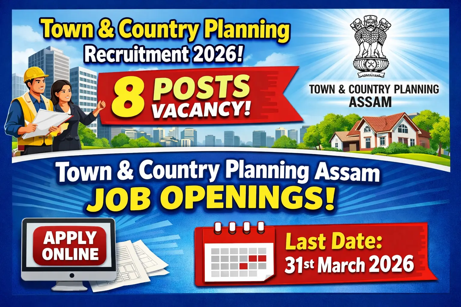 Town & Country Planning Assam Recruitment